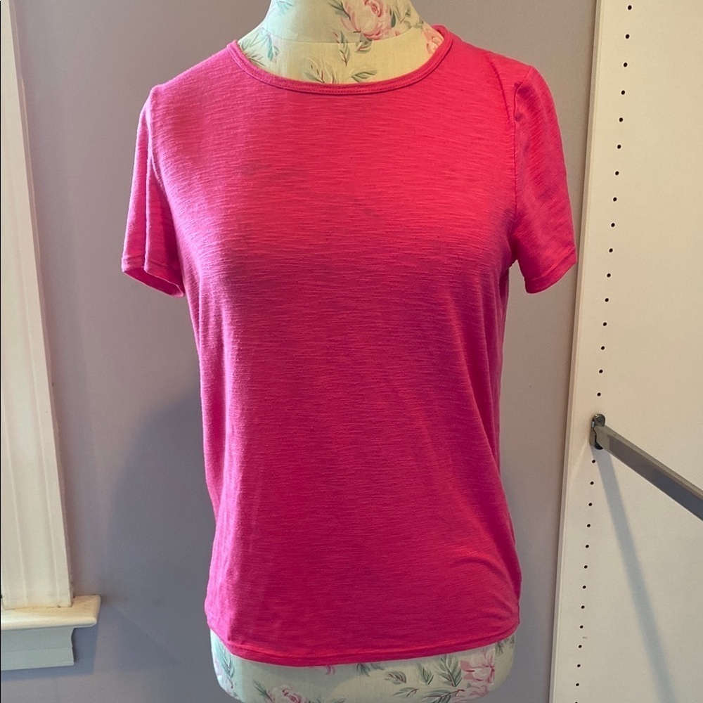 Zella Hot Pink Short Sleeve Tee